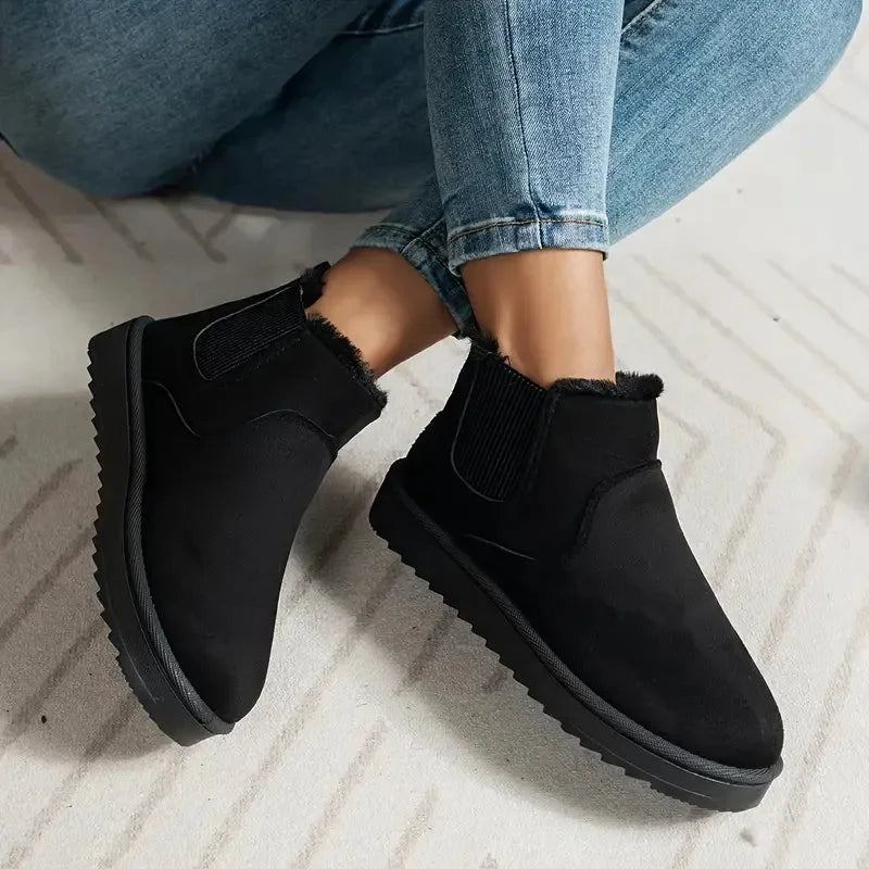 Isadora | Sleek Elastic-Side Ankle Boots