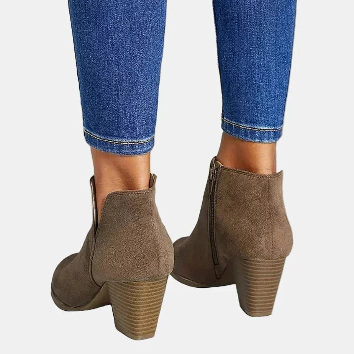 Sable | Sleek Block Heel Ankle Boots
