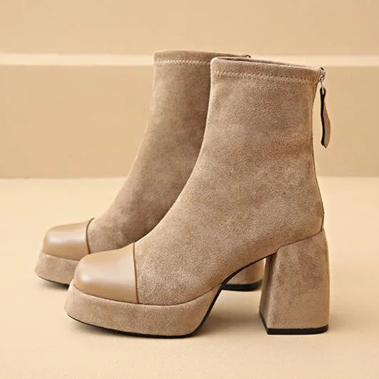 Thalia | Bold Platform Ankle Boots