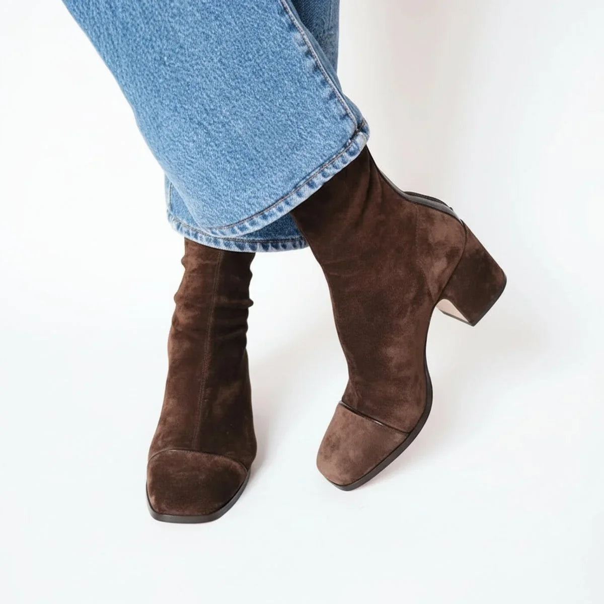 Rosalind | Refined Square Toe Ankle Boots