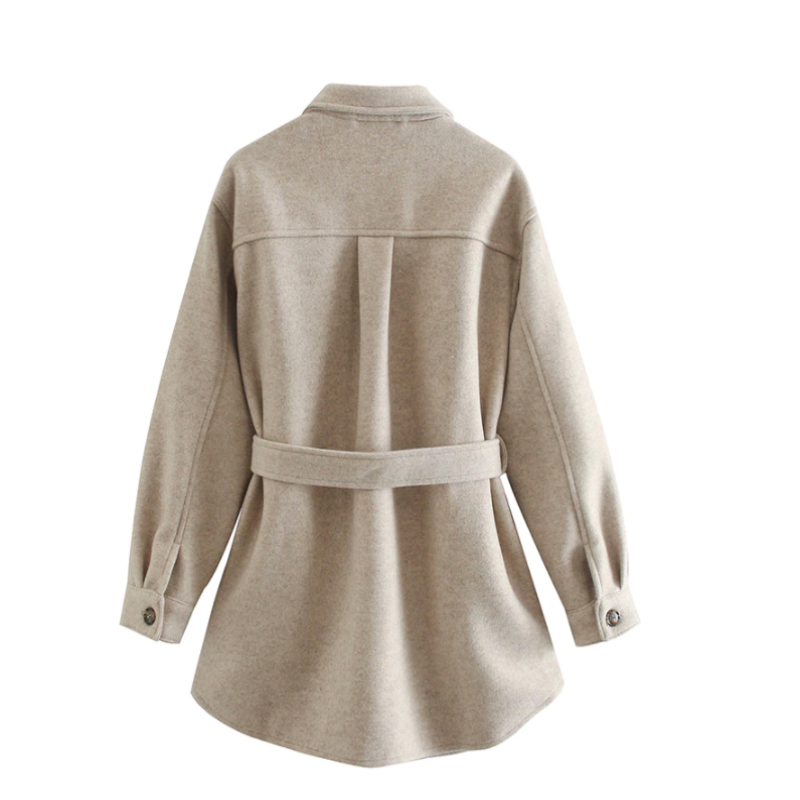Théoline | Belted Longline Coat for Winter
