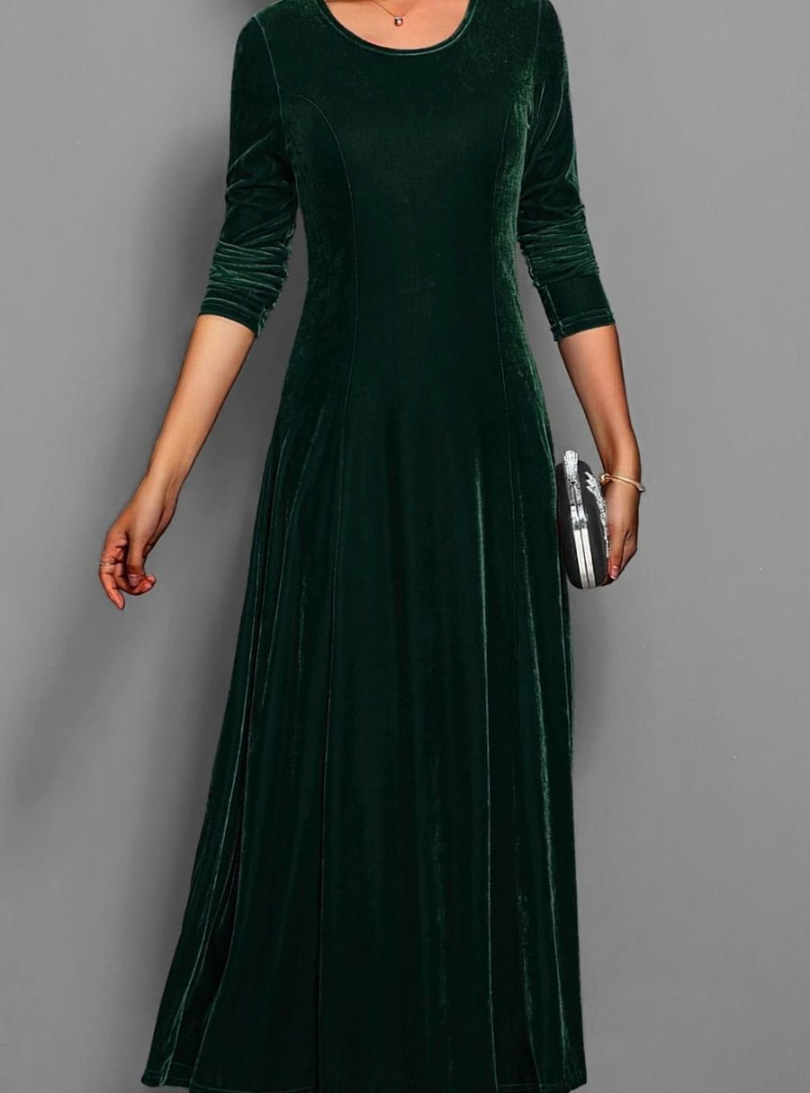 Seraphine | Velvet A-Line Women's Party Dress