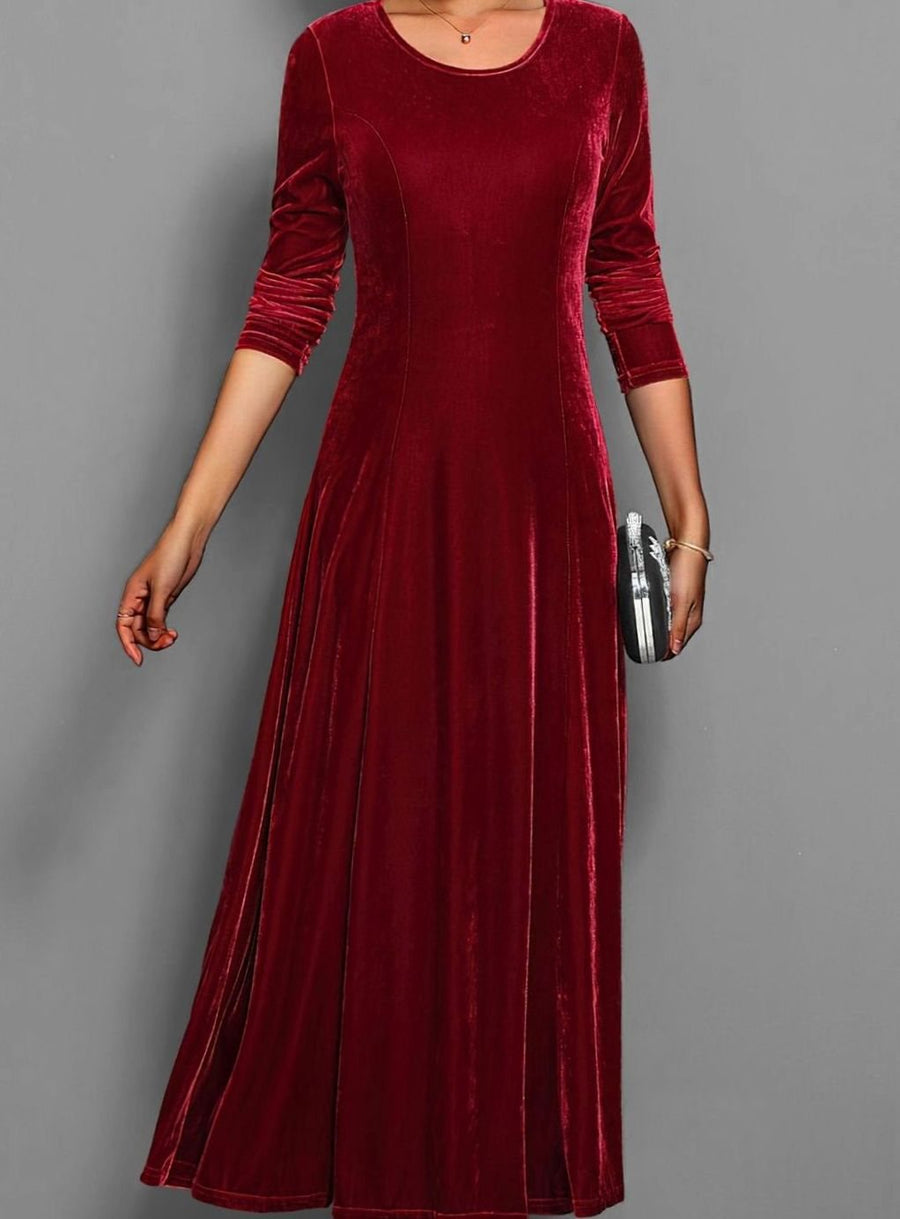 Seraphine | Velvet A-Line Women's Party Dress