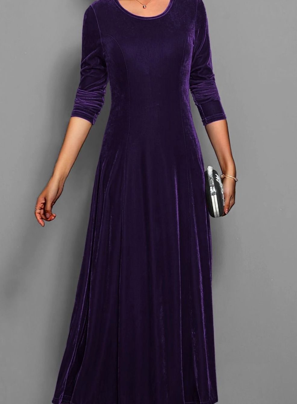 Seraphine | Velvet A-Line Women's Party Dress