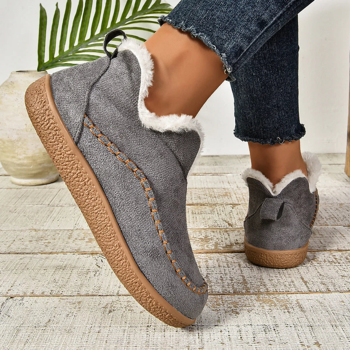 Phoebe | Cosy Slip-On Ankle Boots