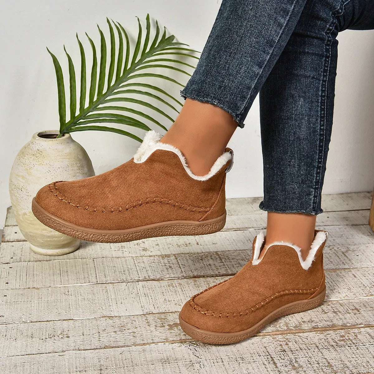 Phoebe | Cosy Slip-On Ankle Boots