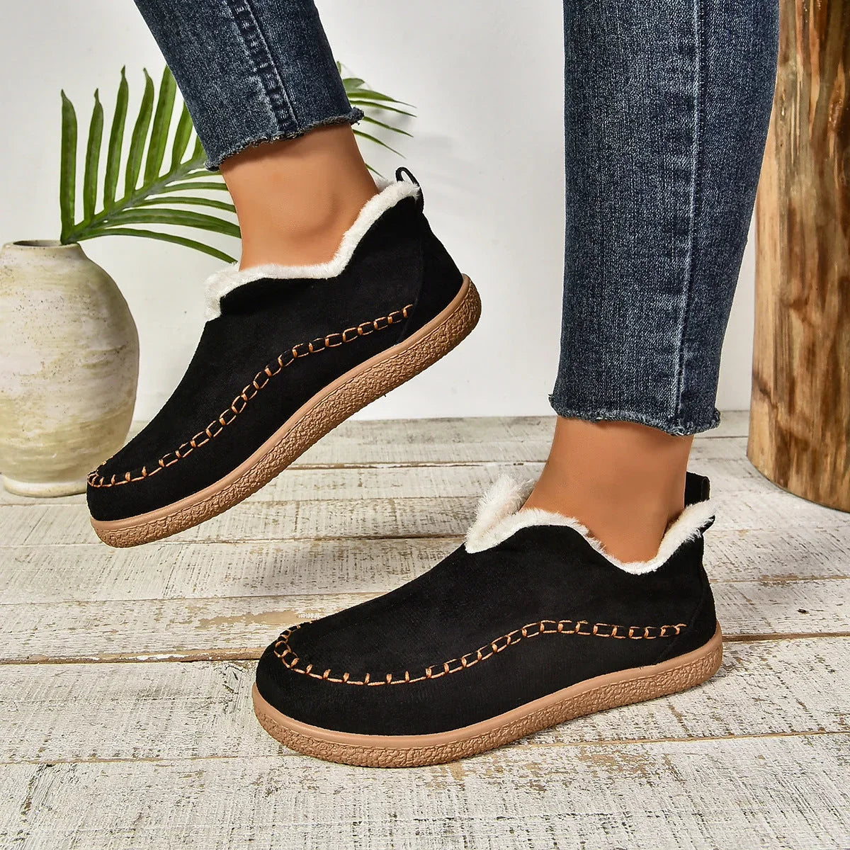 Phoebe | Cosy Slip-On Ankle Boots