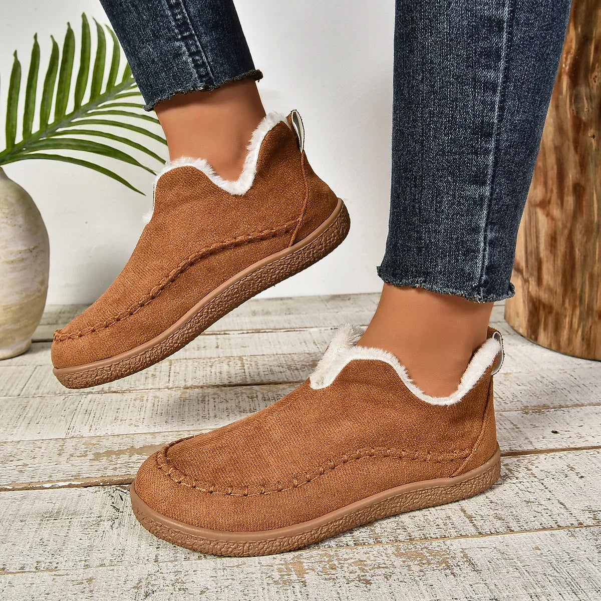 Phoebe | Cosy Slip-On Ankle Boots