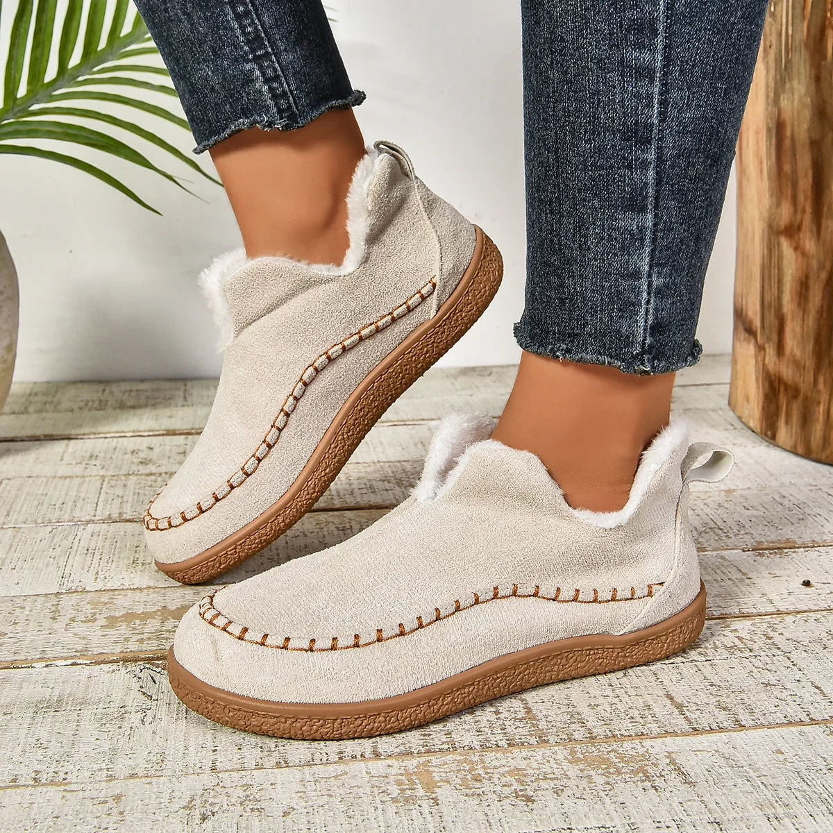 Phoebe | Cosy Slip-On Ankle Boots