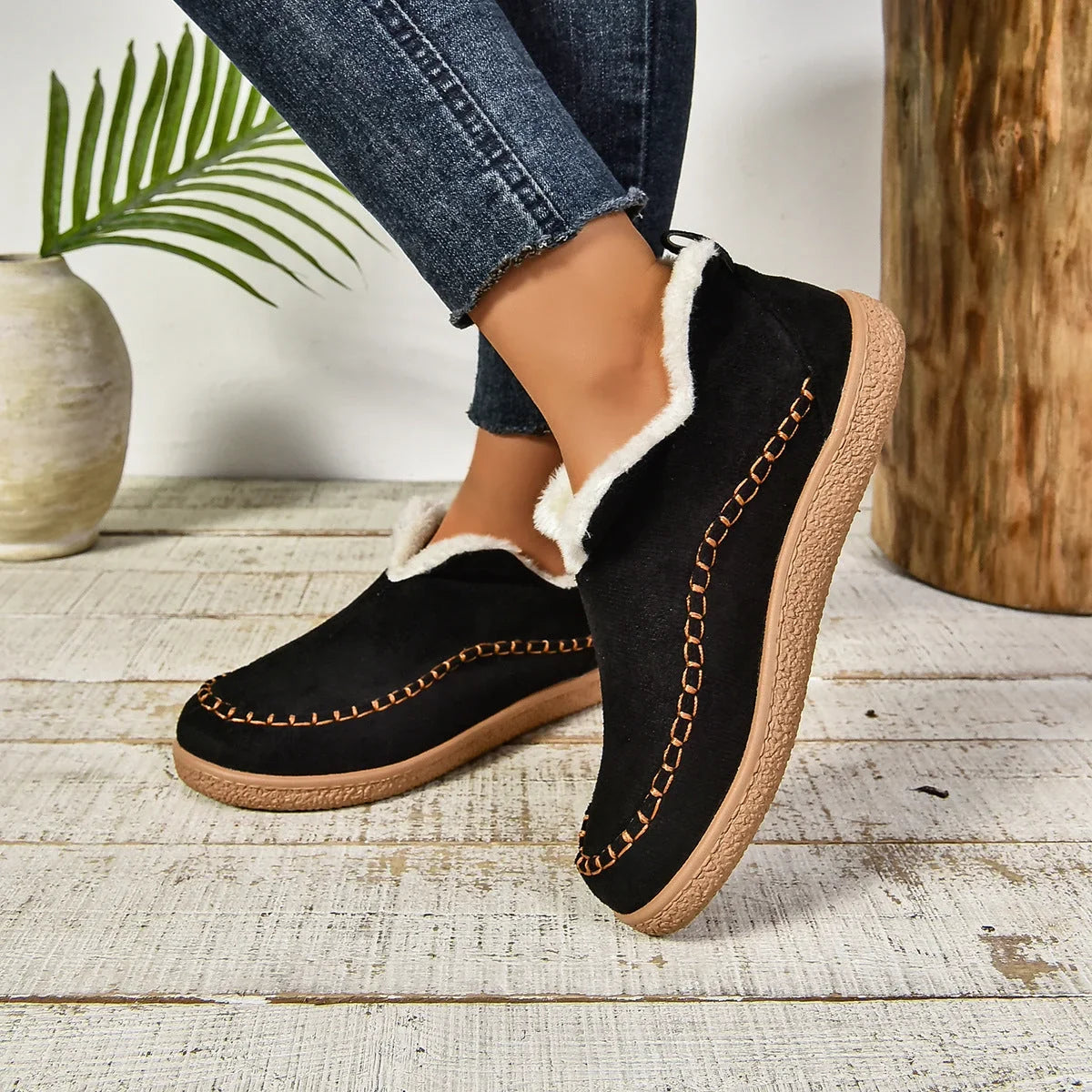 Phoebe | Cosy Slip-On Ankle Boots