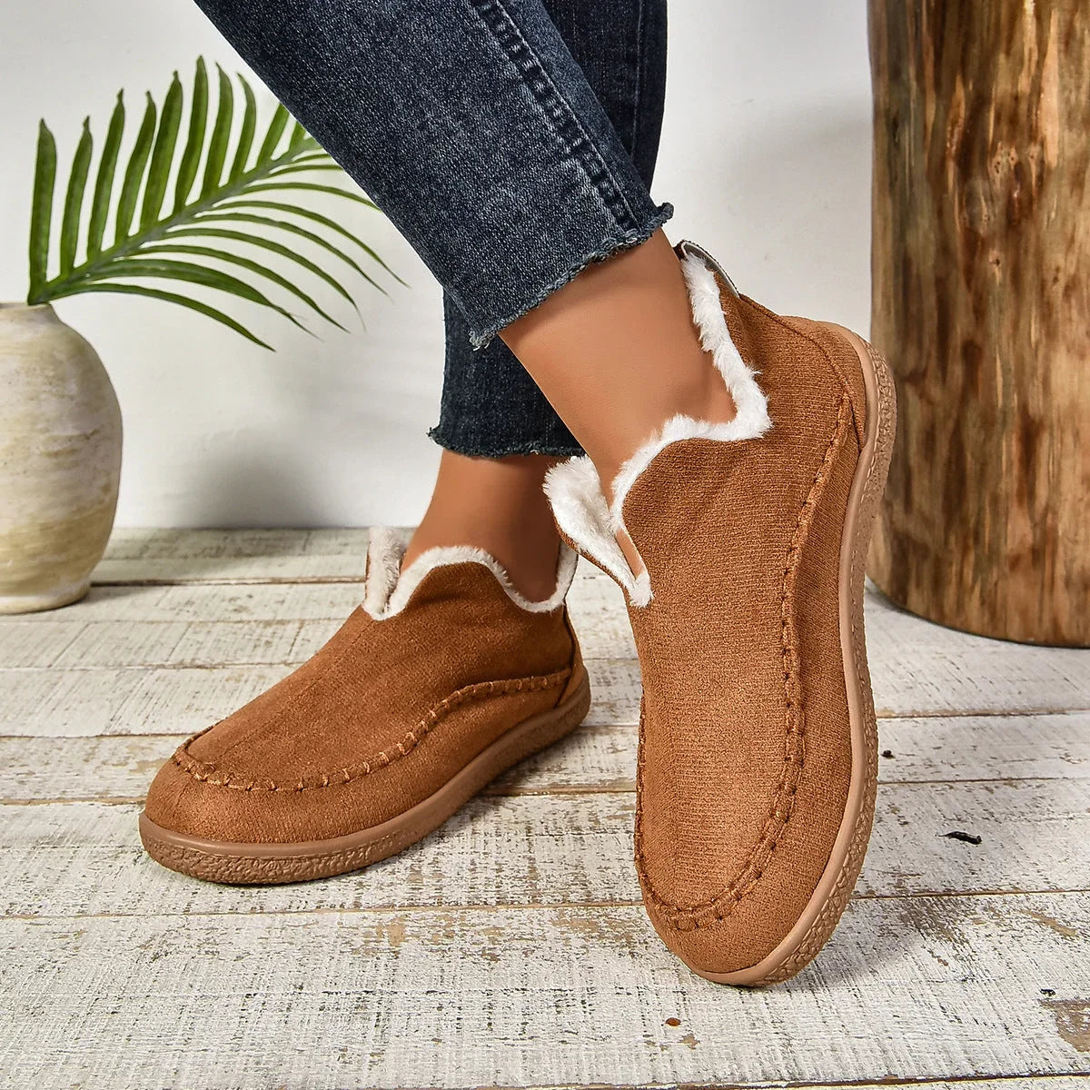 Phoebe | Cosy Slip-On Ankle Boots