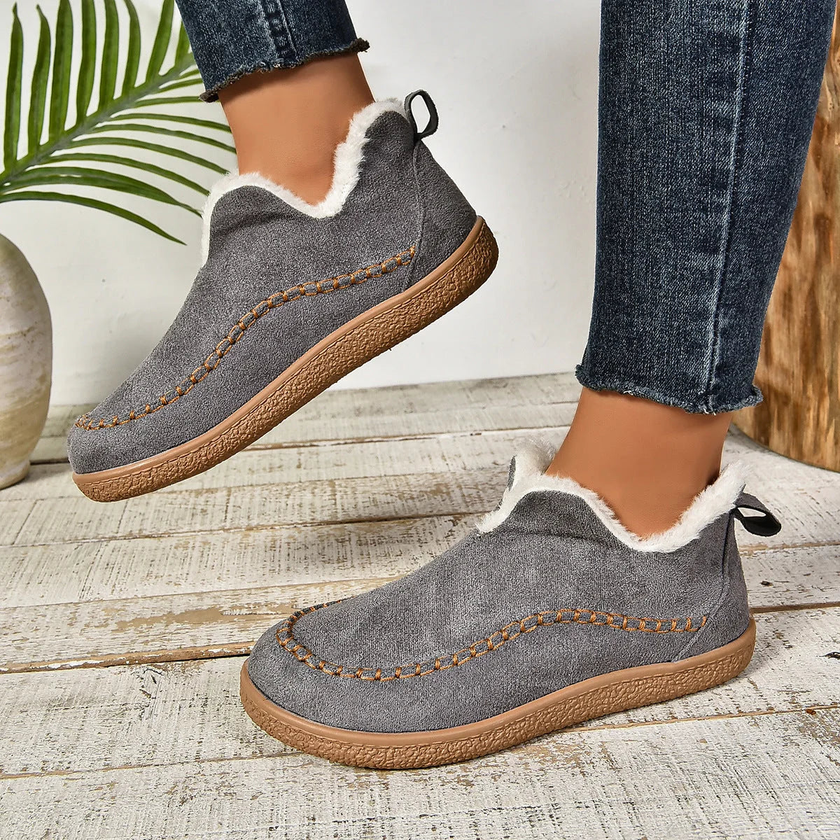 Phoebe | Cosy Slip-On Ankle Boots