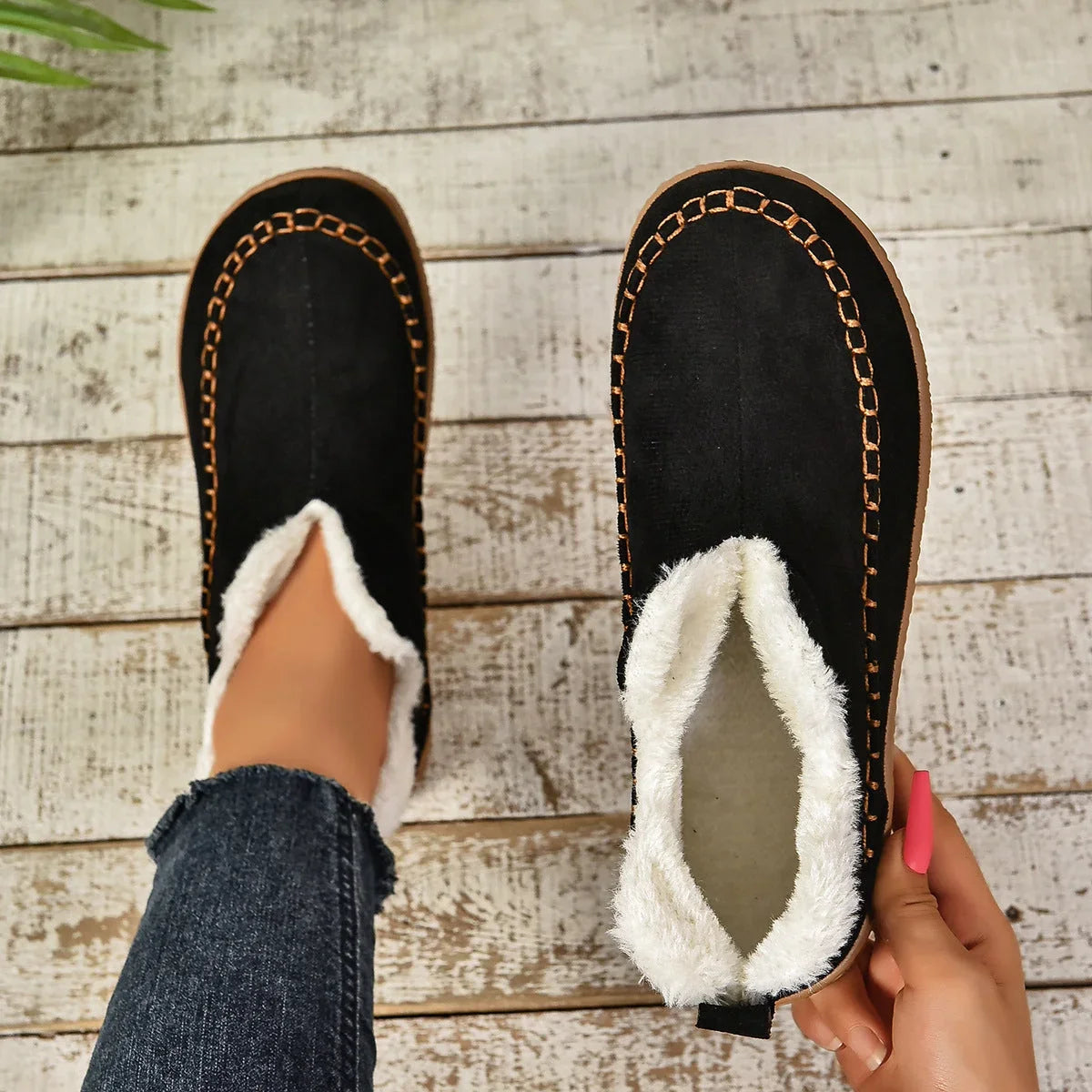 Phoebe | Cosy Slip-On Ankle Boots