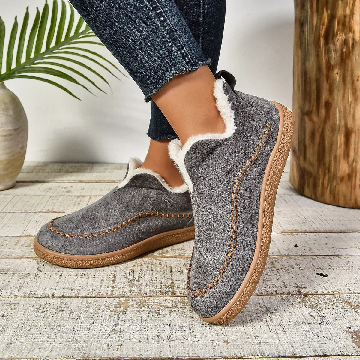 Phoebe | Cosy Slip-On Ankle Boots
