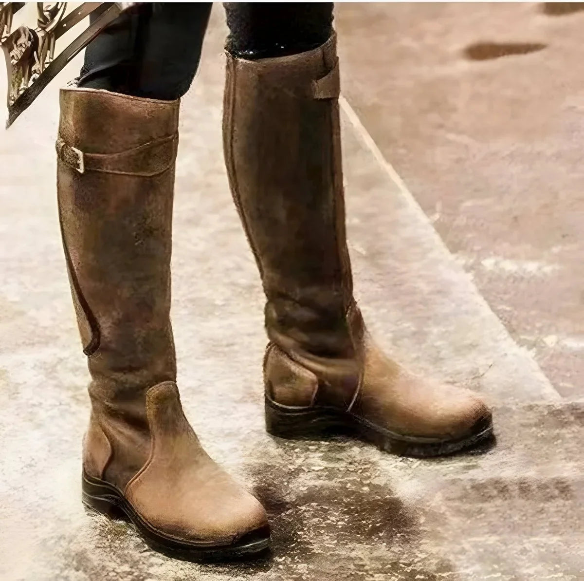 Daphne | Waterproof Riding Women Knee High Boots for Winter