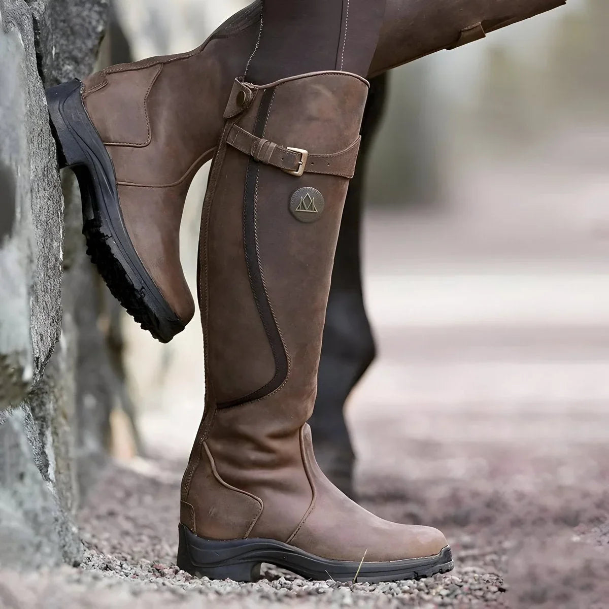 Daphne | Waterproof Riding Women Knee High Boots for Winter
