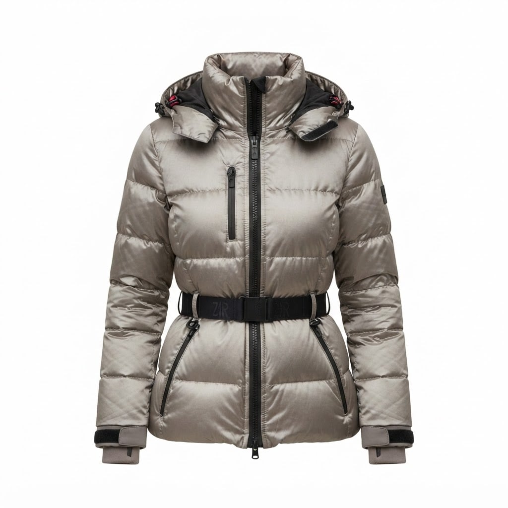 Harriet | Hooded Belted-Waist Women's Quilted Jacket for Winter